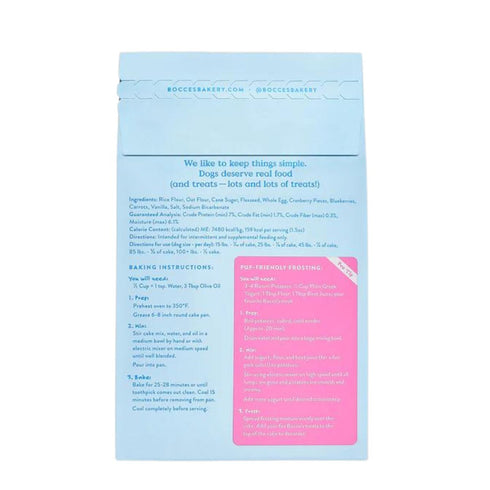 Bocce's Bakery Birthday Cake Mix for Dogs - Poudre Pet and Feed Supply